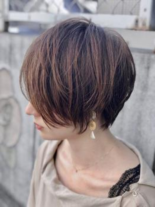 【ショートヘアfile】前下りショート