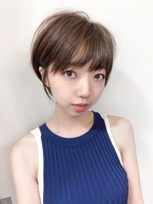 小顔バングショートボブ【neaf 犬塚優介】